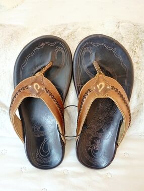 Olukai Mea Ola Men's Leather Sandal